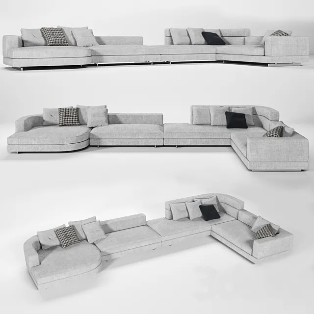 Akexander Sofa 3D Model