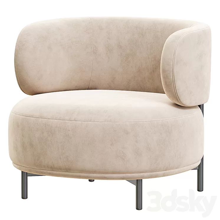 AKIKO LOUNGE 3D Model Free