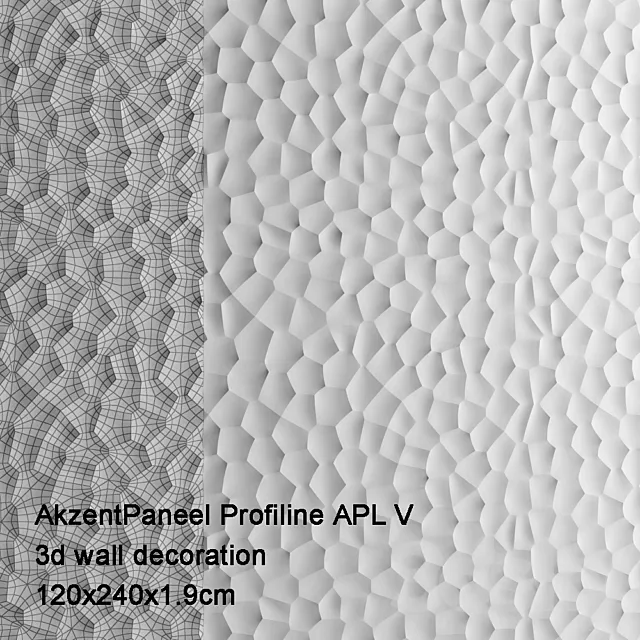 AkzentPaneel Profiline APL V 6004 3D Model