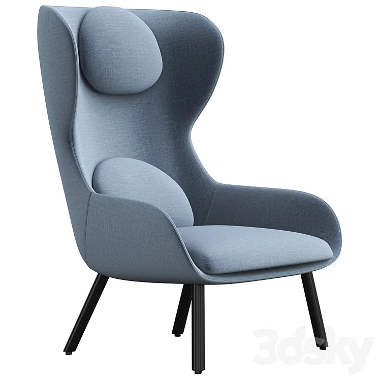 Al Myra 682 Armchair 3D Model Free