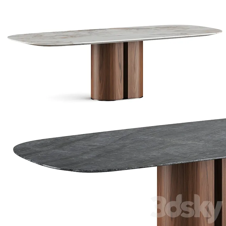 Al2 El-it C 001 Dining Table 3D Model Free