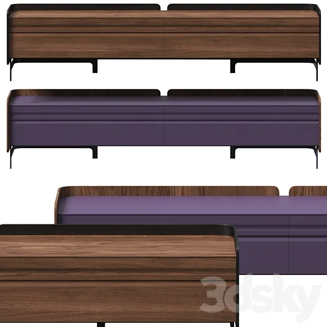 al2 Wood-oo 005 A Sideboards 3DModel