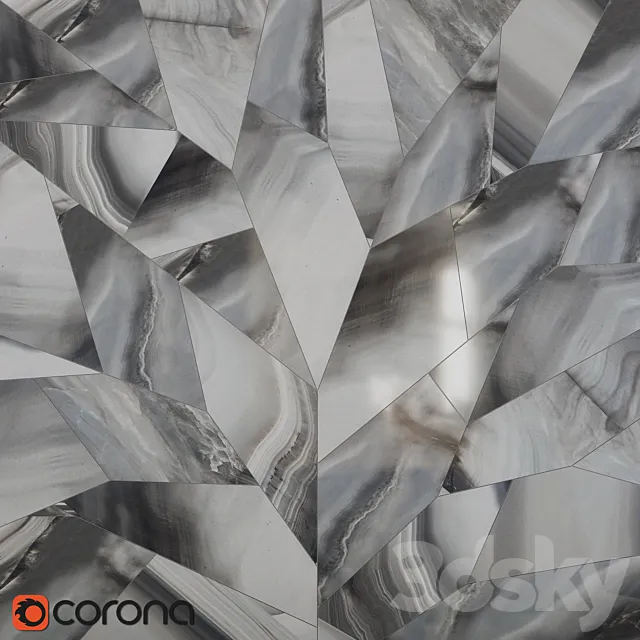 ALABASTRI DI REX DECORO PUZZLE 3DModel