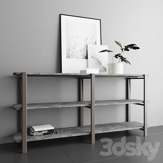 ALAKA Shelving unit _ retegui 3DModel