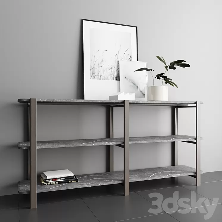 ALAKA Shelving unit / retegui 3D Model