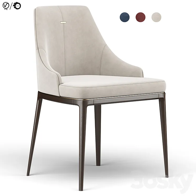 Alaton Dining Chair 3D Model Free