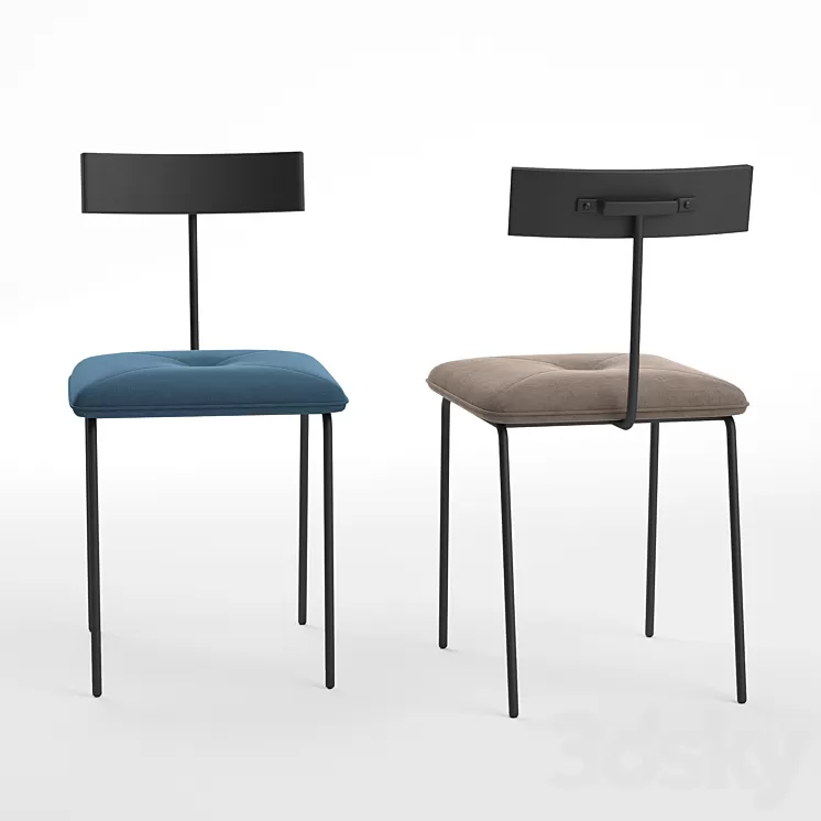 Alba Dining Chair 3D Model