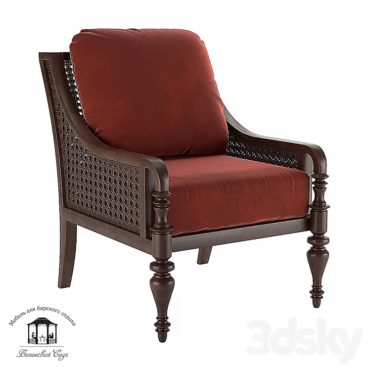 Albero Koloniale armchair 3D Model