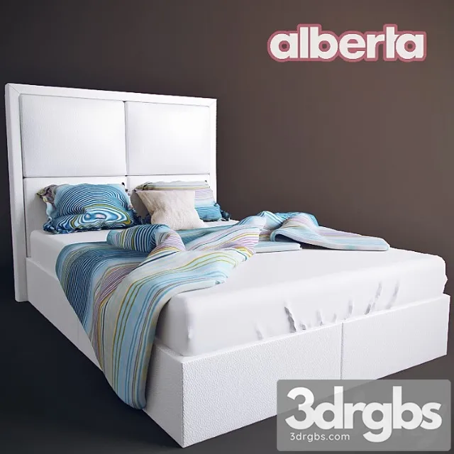 Alberta Bed 3D Model Free