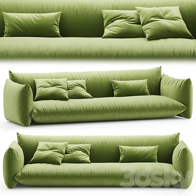 Alberta bellavita sofa blue 3DModel