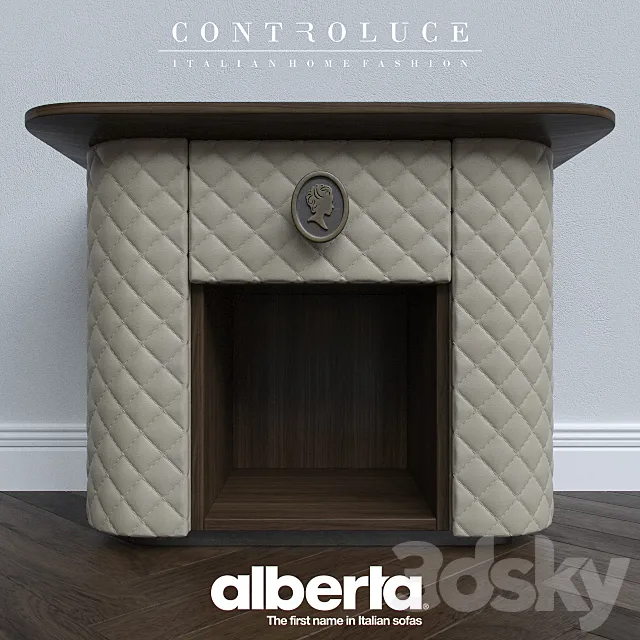 Alberta Salotti _ Controluce _ Penelope_nightstand 3D Model