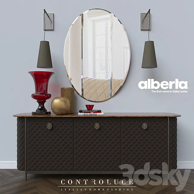 Alberta Salotti _ Decor_set_1 _ Penelope 3DModel