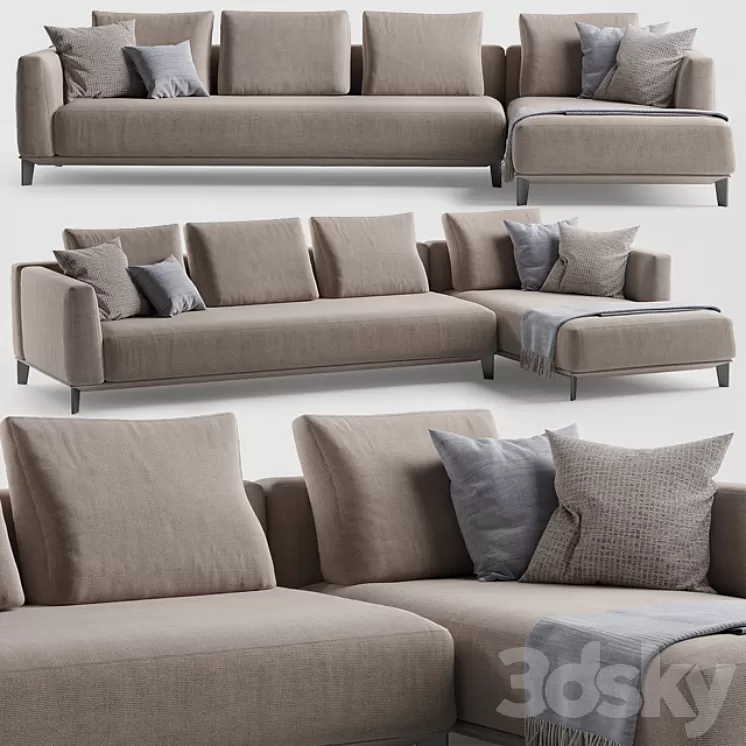 Albertasalotti dylan sofa 3D Model