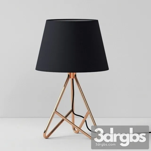 Albus Twisted Table Lamp 3D Model Free