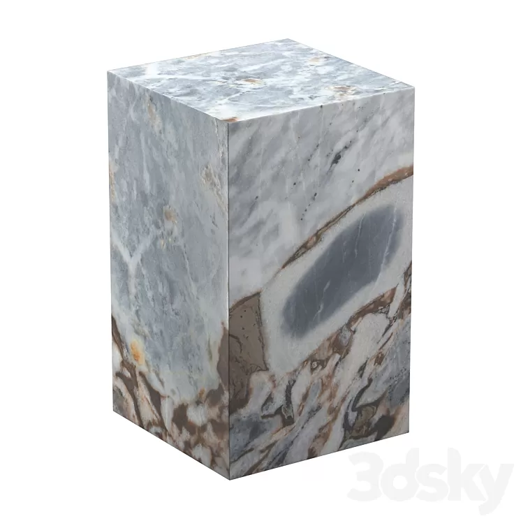 Alcana marble coffee table (La Redoute) 3D Model Free