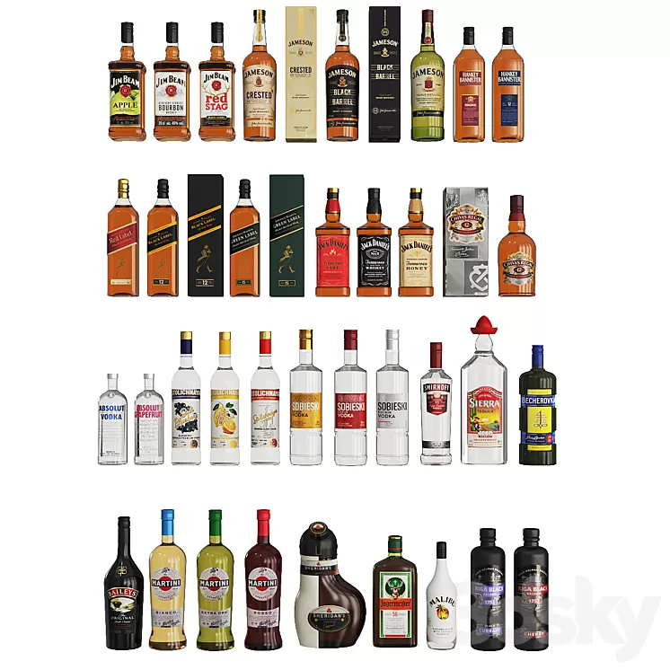 Alcohol bar set
