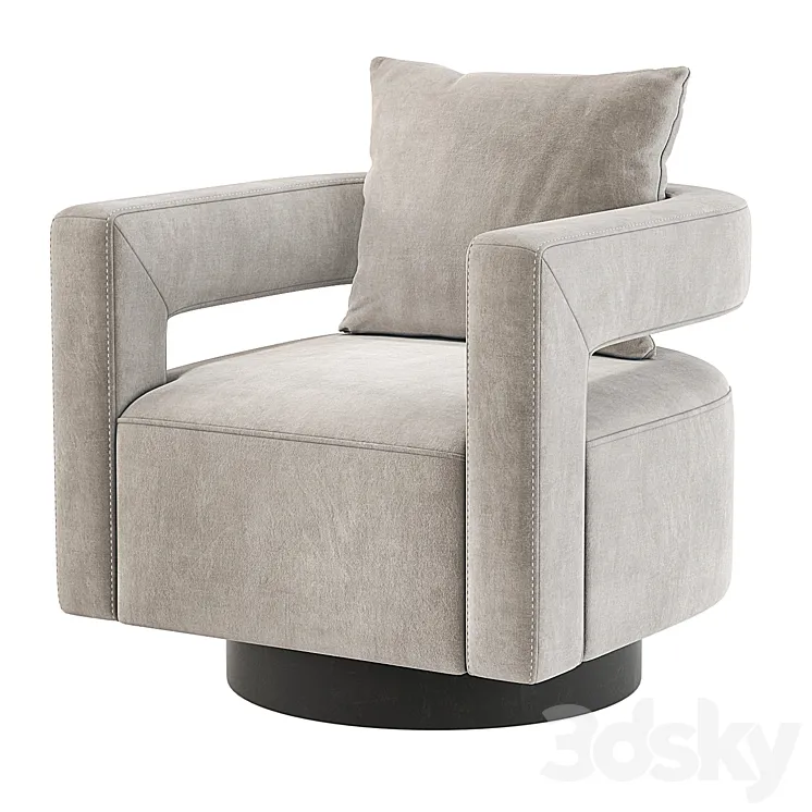 Alcoma Swivel Chair Ashley 3D Model Free