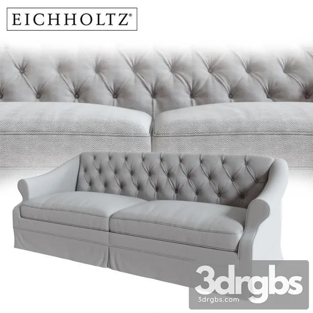 Aldrige Sofa 01 3D Model Free