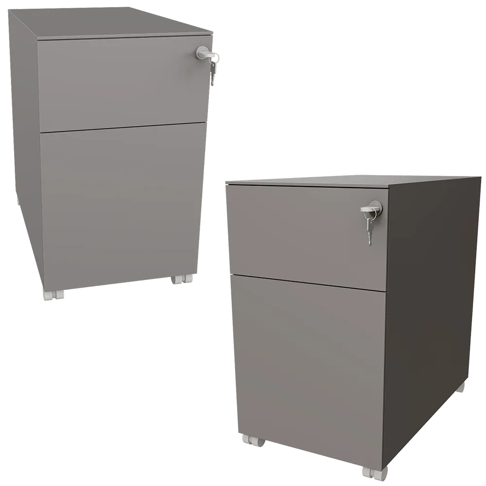 Alea - Drawer unit Pedestals 3D Model