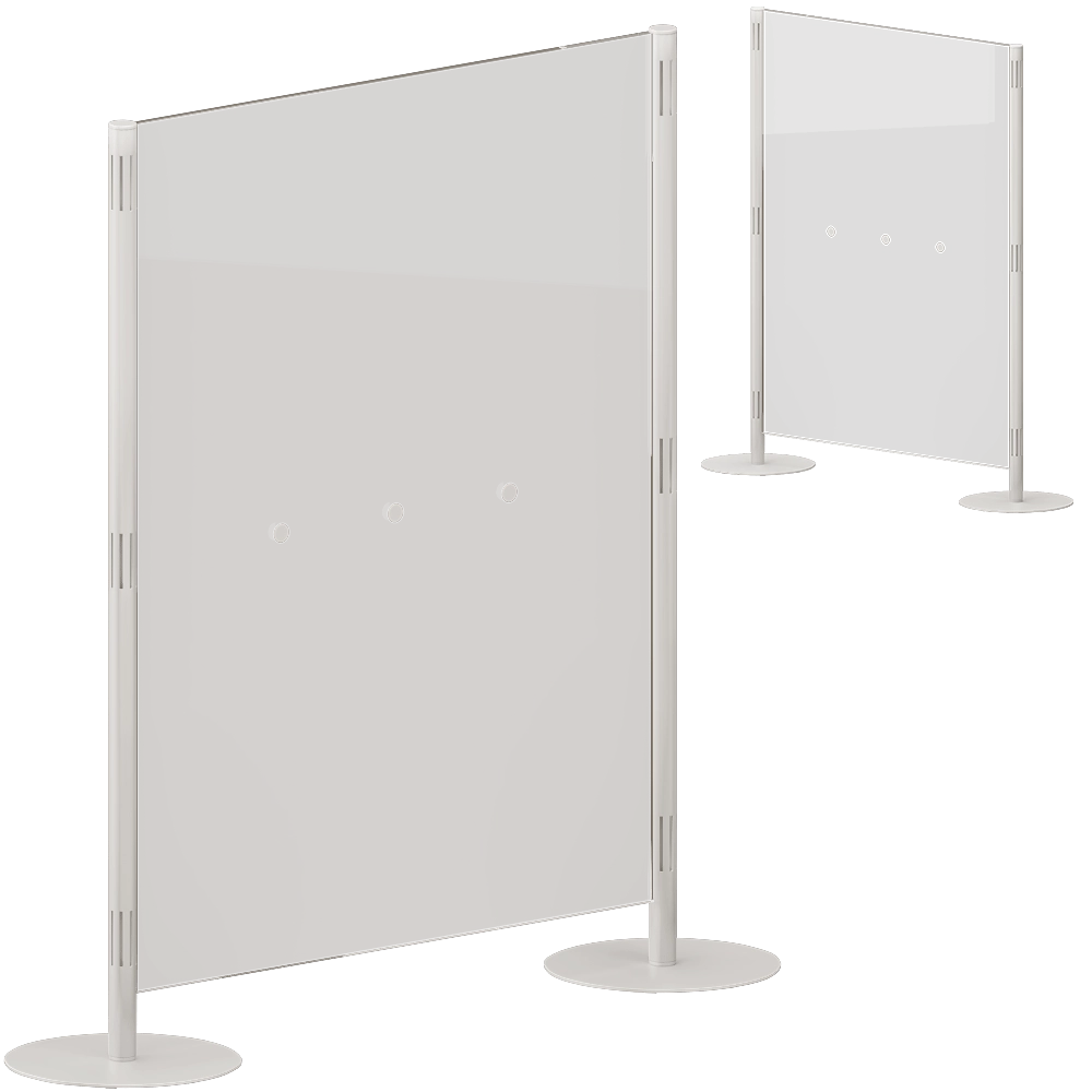 Alea - Freestanding panel Stream 3D Model