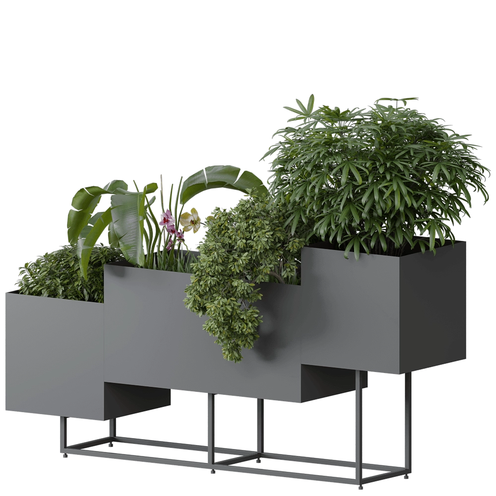 Alea - Planter Jungla 3D Model