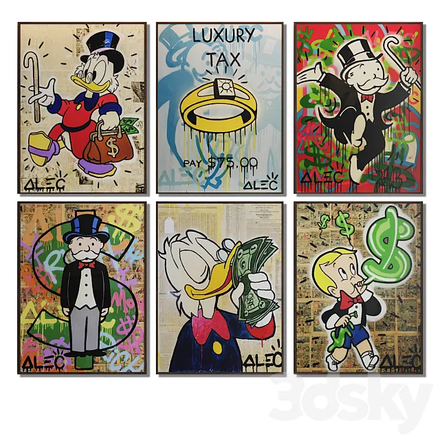 Alec monopoly arts 3D Model