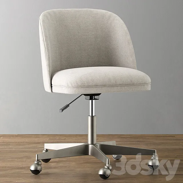 ALESSA UPHOLSTERED DESK CHAIR 3DModel
