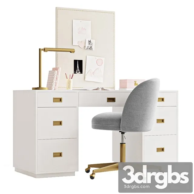 Alessa upholstered desk chair