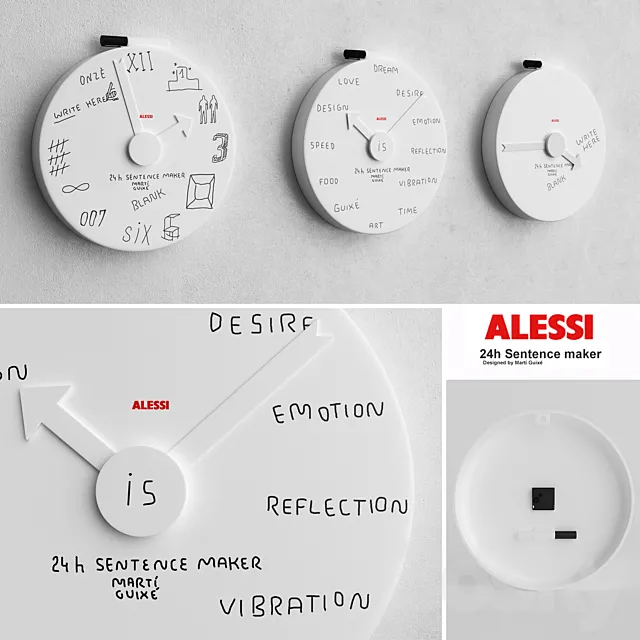 Alessi Blank Wall Clock - MGU02 Free Download