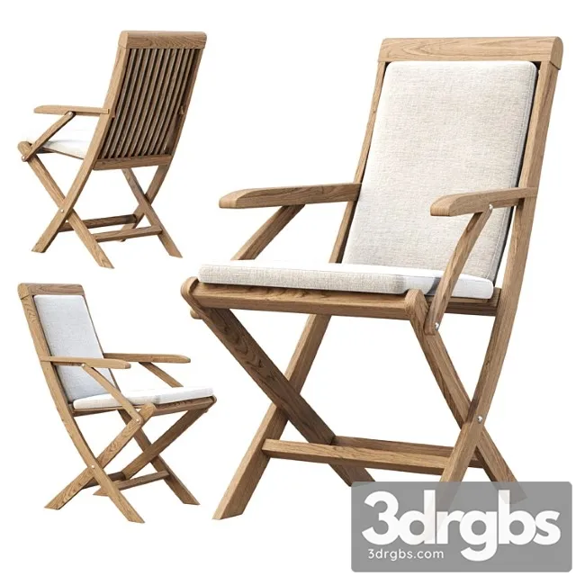 Alesso outdoor wooden dining chair
