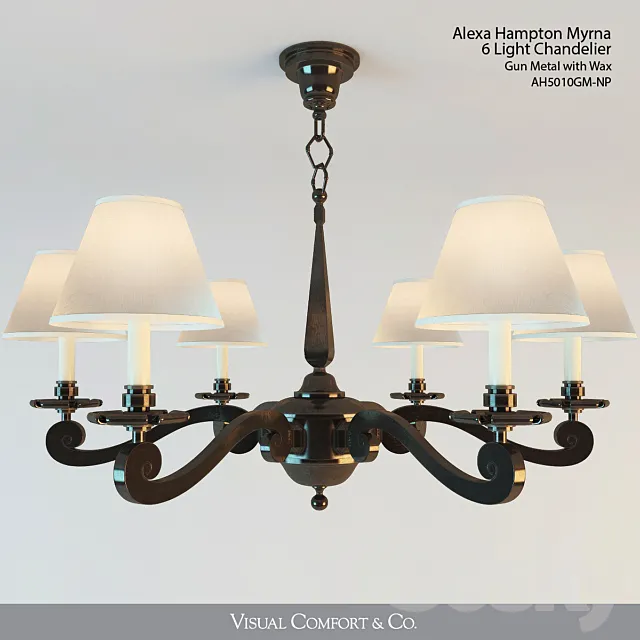 Alexa Hampton Myrna Chandelier 3DModel