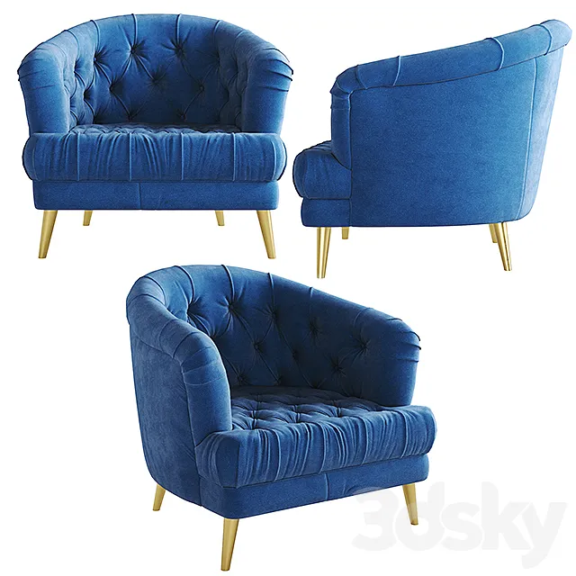 Alexander James Florence Chair 3D Model