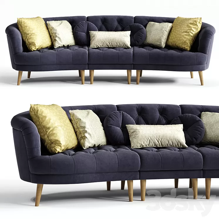 Alexander & James JEAN Maxi XL Sofa 3D Model