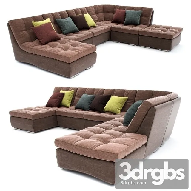 Alexander Sofa 01 3D Model Free