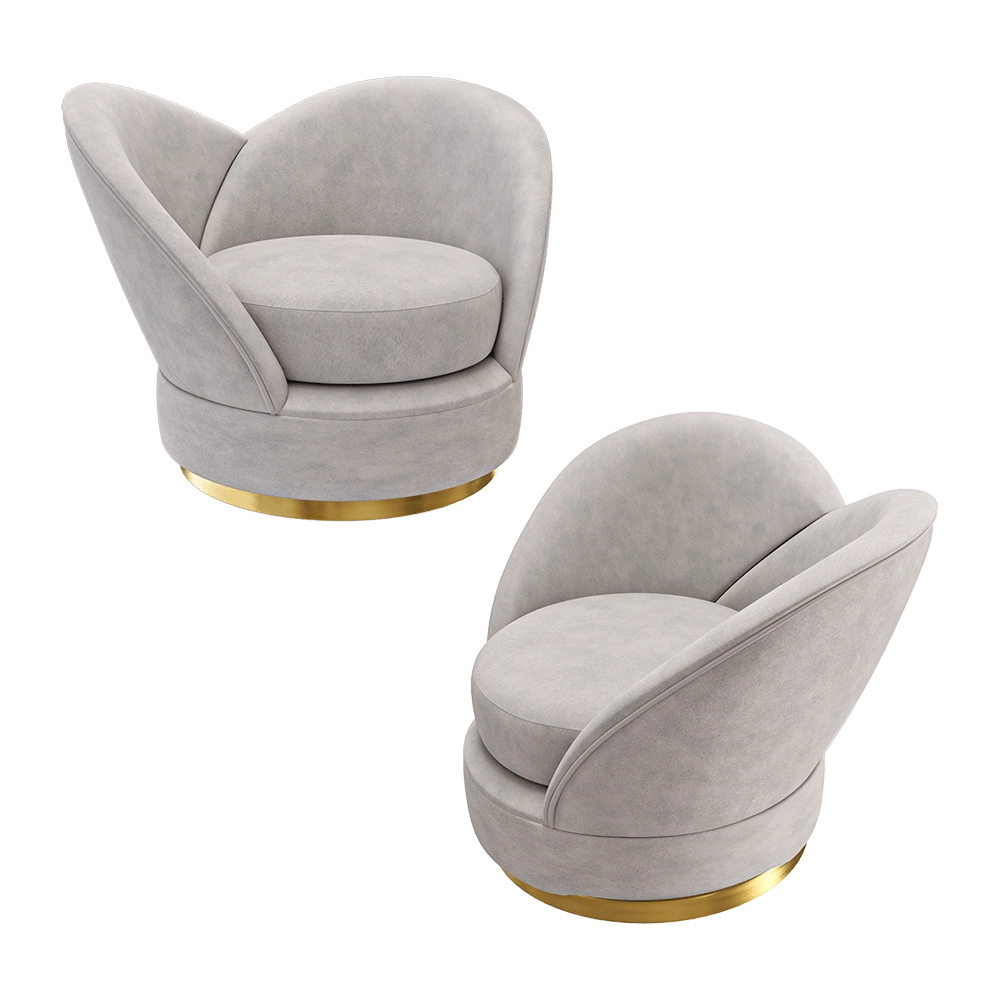 ALEXANDRA - Armchair Blooms S1070 3D Model