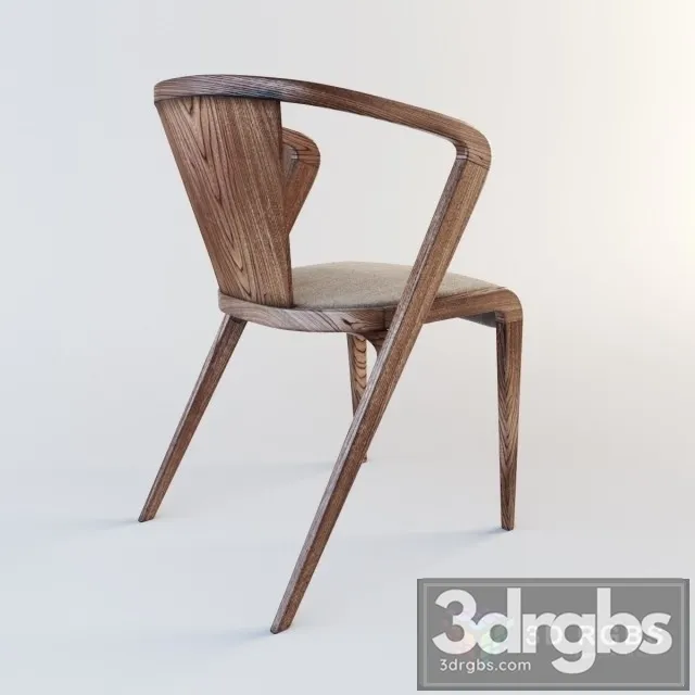 Alexandre Caldas Chair 3D Model Free