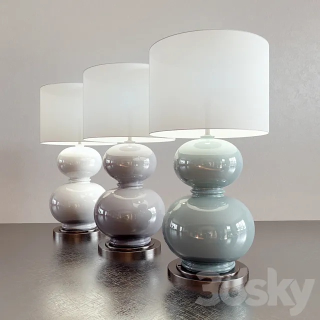 ALEXIS CERAMIC TABLE LAMP 3DModel