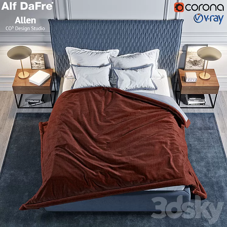 Alf Dafre Allen 3D Model