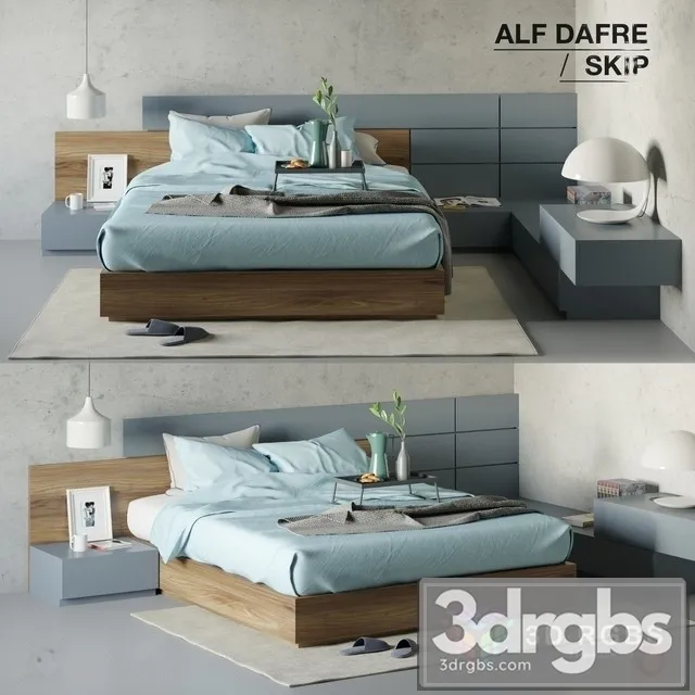 Alf DaFre Skip Bed 3D Model Free