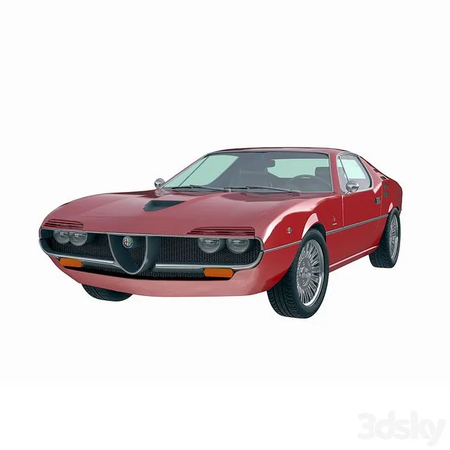 Alfa romeo montreal 1970 3D Model