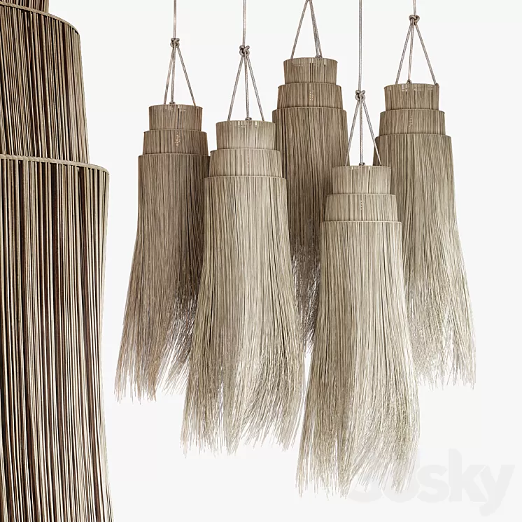 Algae lamp 3D Model Free