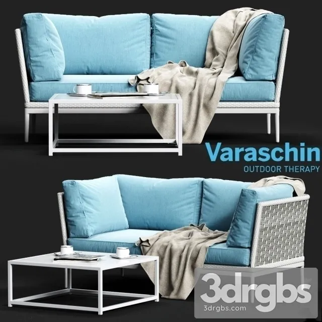 Algrave Sofa 02 3D Model Download