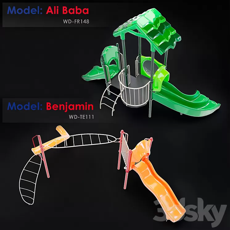 AliBaba (WD-FR148) Benjamin (WD-TE111) 3D Model