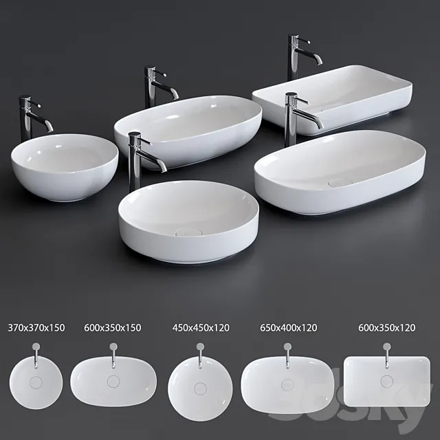 Alice Ceramica Form Washbasin 3DModel