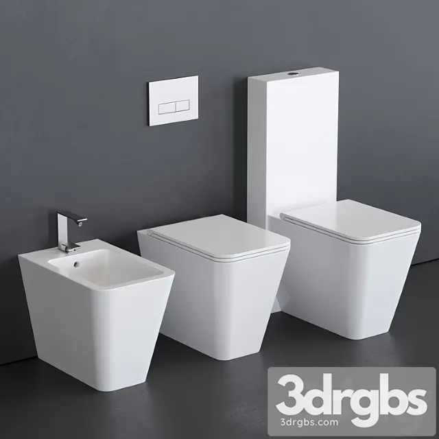 Alice Ceramica Hide Wc 3D Model Free