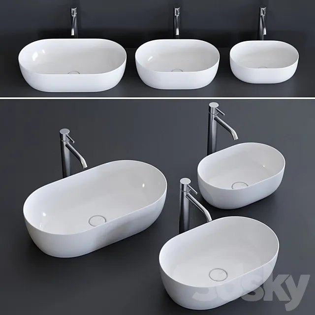 Alice Ceramica Unica Washbasin 3DModel