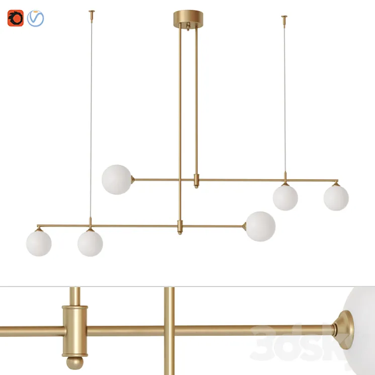 Aliexpress/ Nordic pendant light 3D Model Free