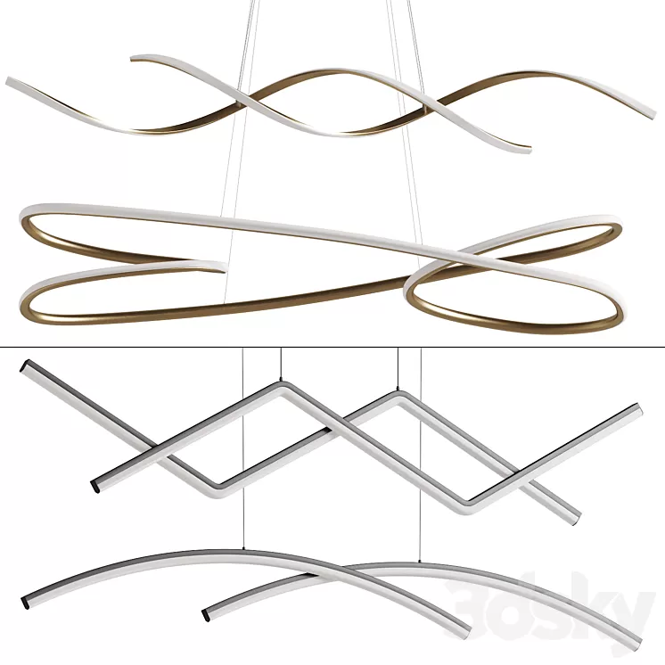 Aliexpress | Pendant lamp collection 217 3D Model Free