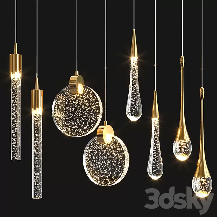 Aliexpress Puzirik Hanging Lamps 3D Model Free