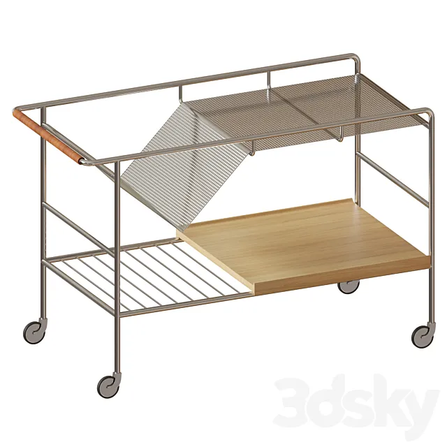 Alima NDS1 Trolley Table 3D Model